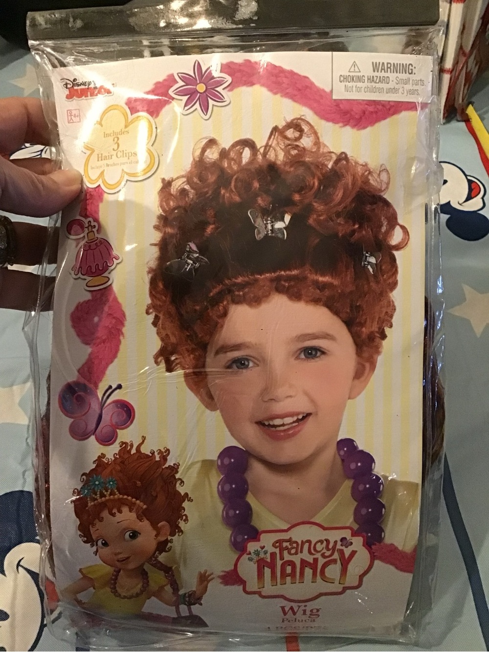 Disney junior fancy Nancy child wig does-Preowned